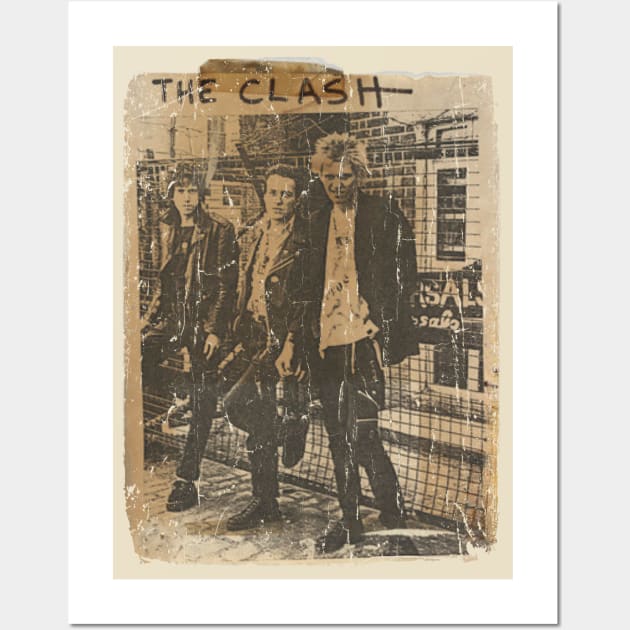 The Clash Photo Vintage 1976 // Original Fan Design Artwork Wall Art by A Design for Life